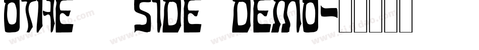 Other Side Demo字体转换